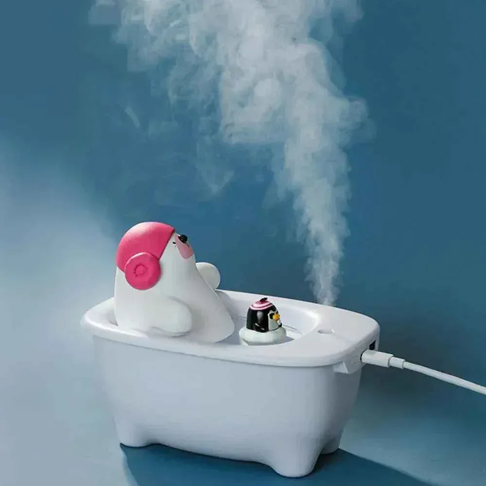 Creative Air Humidifier™ - USB Moisturizing Mist Maker and Aromatherapy Diffuser for Home Fragrance and Purification - ELOTAK