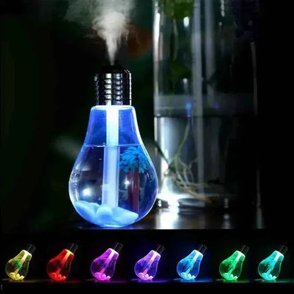 Colorful Light Bulb Humidifier™ -Ultrasonic USB Essential Oil Diffuser