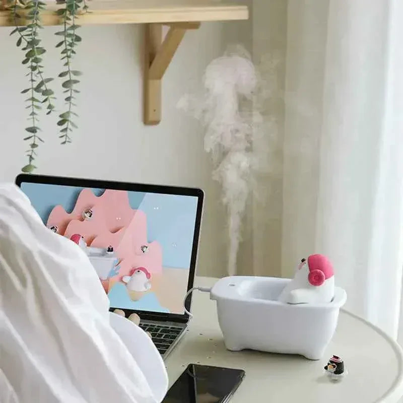 Creative Air Humidifier™ - USB Moisturizing Mist Maker and Aromatherapy Diffuser for Home Fragrance and Purification - ELOTAK
